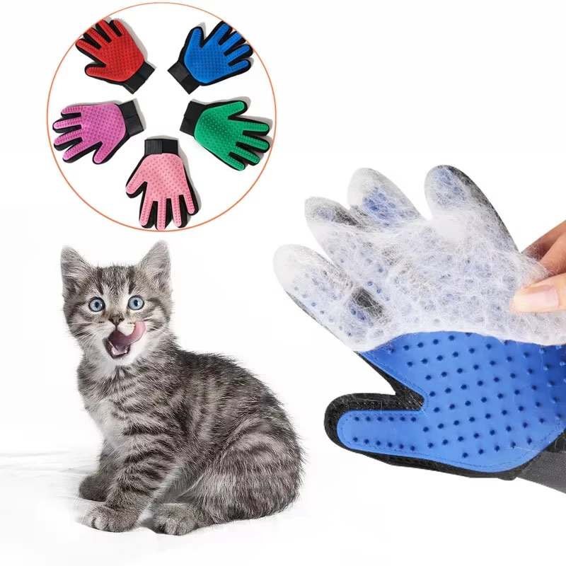 Rubber Glove Cleaning - Huisdierhandschoen Kattenverzorgingshandschoen Kattenhaar Ontklitborstel Handschoenen Hondenkam