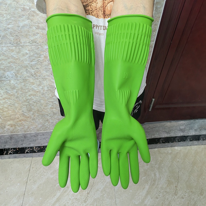 Rubber Glove Cleaning - 1 paar verlengde siliconen handschoenen voor