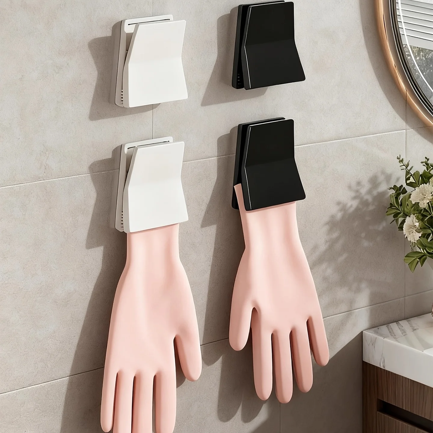 Rubber Glove Cleaning - Keuken rubberen handschoenhouder, haak voor afwasmiddelhandschoenen,
