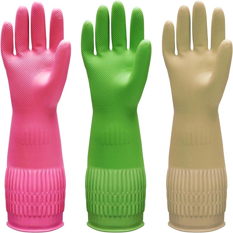 1 paar verlengde siliconen han - Rubber Glove Cleaning recensie en prijs