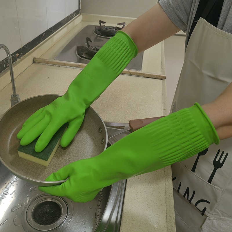 1 paar verlengde siliconen han - Rubber Glove Cleaning recensie en prijs